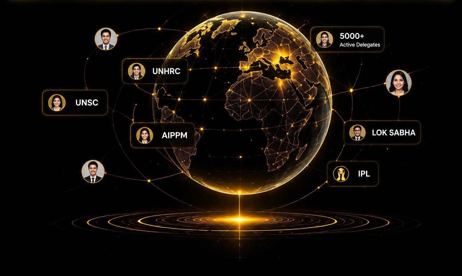 Connected global MUN community